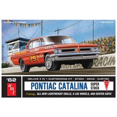 AMT 1392 1/25 1962 Pontiac Catalina Super Stock Plastic Model Kit