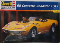 Revell Monogram “’68 Corvette® Roadster 2 ‘N 1” 1:25 Plastic Model Kit 85-2544