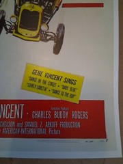 Very cool vintage 1950’s HOT ROD GANG Ala Kart poster 30 yr old reprint GREAT