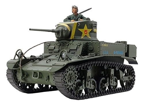 TAMIYA 1/35 No.360 U.S. Light Tank M3 Stuart Late Production Plastic Model 35360