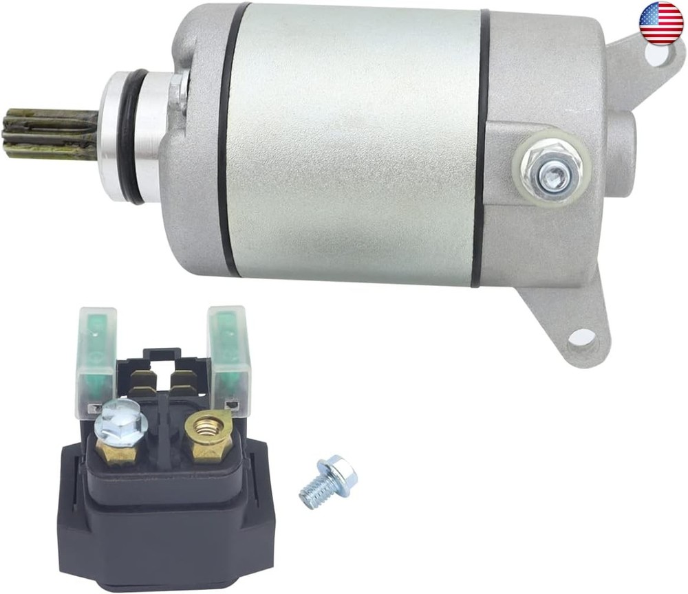 Starter Motor & Solenoid Relay fit for Yamaha YFZ450 04-09 12-13| YFZ450 LE