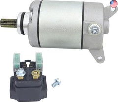 Starter Motor & Solenoid Relay fit for Yamaha YFZ450 04-09 12-13| YFZ450 LE