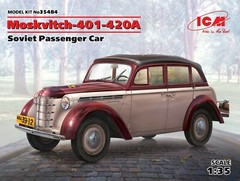 Moskvitch-401-420A, Soviet Passenger Car (Plastic model kit) 1/35 ICM 35484