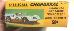 Vintage New Palmer Plastics Chaparral Racing Car Hot Rod Model Kit No 411 Sealed