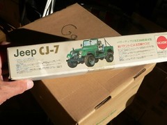 NICHIMO AMC JEEP CJ7 4X4 MOTORIZED MODEL KIT COMPLETE IN ORIGINAL BOX