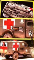 1/35 Zvezda US or British Dodge 3/4 Ton 4X4 WC 54 Ambulance # 3711