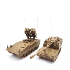 1/72 HJ10 Anti-tank Missile Vehicle / PLZ05 Military Tank Assembly Kit Model