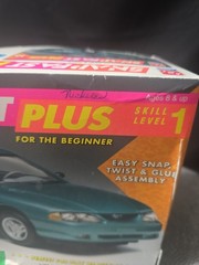 Vintage SNAP FAST PLUS Beginner FORD MUSTANG GT. Rare1994 AMT ERTL Complete. NIB