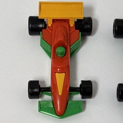 Lot Of 6 1970’s Bruder Plastic Miniature Formula 1 Race Car Made In Germany