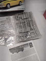 AMT 1971 Plymouth Duster 340 1:25 Scale Model Kit 31225 New Open Box Sealed Part
