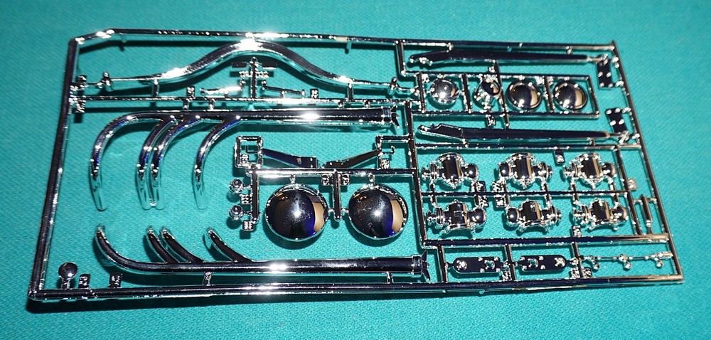The Big T Revell 1/8 #85-2617 Chrome Exhaust Headlights Etc.