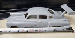 1/24 scale resin 3d printed Outlaw 1948 Tucker drag body model slot car