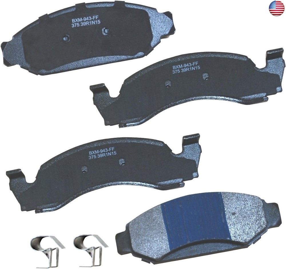 Bendix Premium SBM375 Semi-Metallic Front Brake Pads for Ford E-150 Econoline