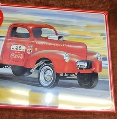 NEW 2019 AMT 1/25 Scale Model ’40 Willys Pickup Truck Coca Cola Coke AMT1145M