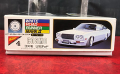 OPEN BOX Nichimo Model Kit WHITE ROAD RUNNER MARK II COSMO AP Motorized 1/28 JPN