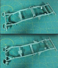 1/6 WWII Willys Jeep Cast Resin Model Kit With Opening Hood and Engine Detail