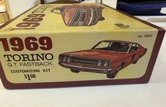 1969 Release Palmer Plastics 1969 Torino Unbuilt !!
