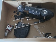 MPC Street Fever Vette 1:25 Scale Plastic Model Kit Partially Assembled