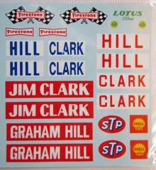 Decalpool 1/12 Lotus 49 Ford F1 Option logo Decal Sheet DP126 for Tamiya kit