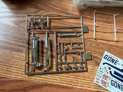 Lindberg Color Me Gone II 1964 Dodge 330 Super Stock 1/25 Model- Missing Windows