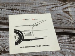 AMT Ertl 1995 Chevrolet Corvette ZR-1 Promo Car Yellow # 6661E0
