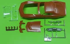 1970 Corvette LT-1 ZR-1 Amt 1/25 Body Glass Windshield Hood Tail Lights Bumpers