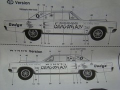 DRAG ON LADY DODGE CORONET 426 HEMI SUPER STOCK SHIRLEY SHAHAN SEALED INSIDE
