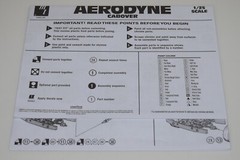 AMT KENWORTH AERODYNE CABOVER 1463 ⭐PARTS⭐ INSTRUCTION BOOKLETS 1:25