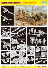 *US/CA Stock* Dragon 6499 1/35 105mm Howitzer M2A1 & Carriage M2A1 Sealed