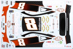 NASCAR DECAL # 8 CHEDDAR’S 2024 CHEVROLET CAMARO KYLE BUSCH 1/24 POWERSLIDE