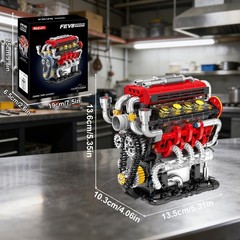 V8 Engine Building Kit Model Mini Car Run Model Kit for Sale