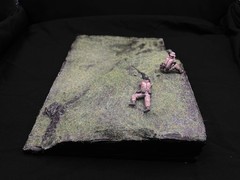 1/35 Scale Military Diorama Base Terrain Display Model Soldiers Figures Diecast