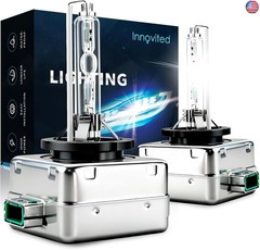 Innovited D3S HID Xenon Headlight Bulbs 6000K Cool White High Low Beam 66340