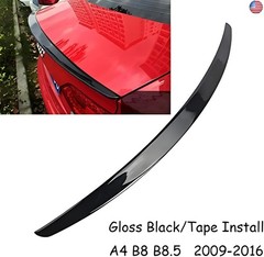 Rear Trunk Spoiler Lip Wing Fit for Audi A4 B8 B8.5