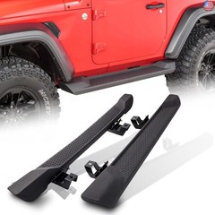 CALLIERT Matte Black Coated 6 Inches Side Steps, Compatible with 2018-2025 Jeep