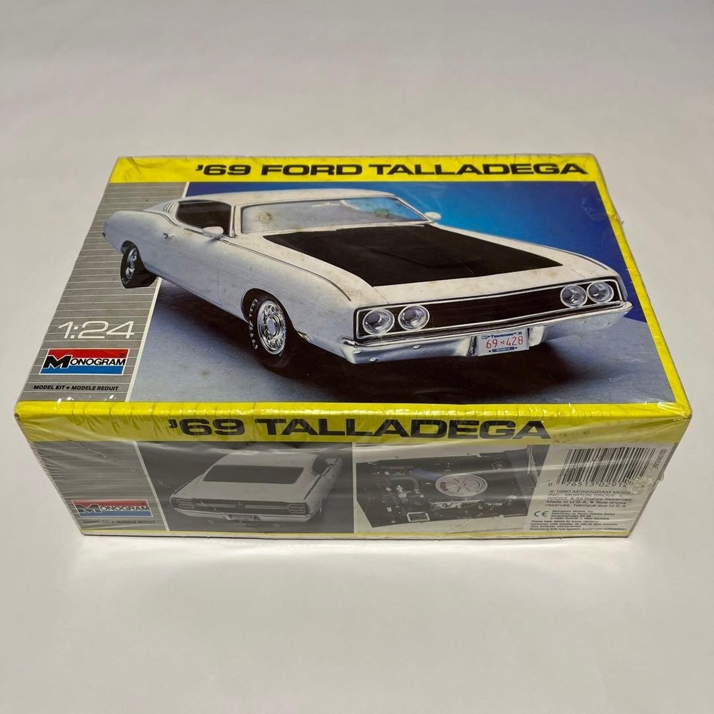 Monogram 1969 Ford Talladega 1/24 Scale Model Kit Imported Vintage Rare
