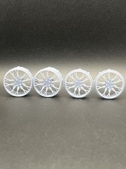 1:18 Scale Maisto 2020 Corvette C8 Direct-Fit Custom Wheels – Resin Upgrade Set