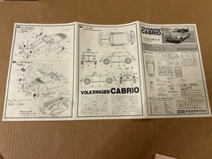 IMAI VOLKSWAGEN CABRIO 1/24 – Open Box Sealed Bags New