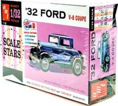AMT Scale Stars 1932 ’32 Ford V-8 Coupe 1/32 Scale Model Kit AMT1181/12