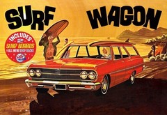 AMT 1965 Chevy Chevelle Surf Wagon 1/25 Scale Model Kit [New Toy]