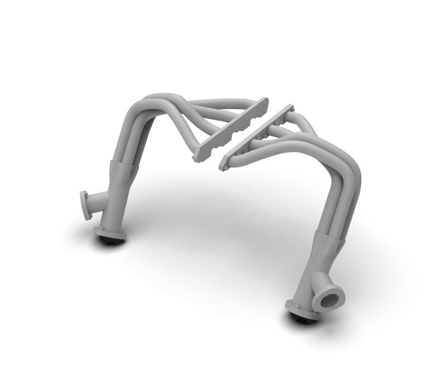 1:25 Big Block Chevy Gasser Headers Dual exit