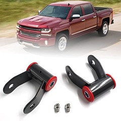 1-1.5″ Rear Lift Shackle Kit Compatible with 1988-2018 Chevy Silverado 1500 &