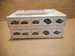 2 Vintage AHM German Tiger & Panther Tank Model Kits Snap Together 1/72 NOS