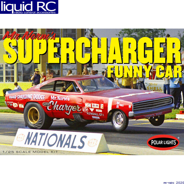 Polar Lights 989 1969 D0DGE Charger Funny Car Mr. Norm 1:25