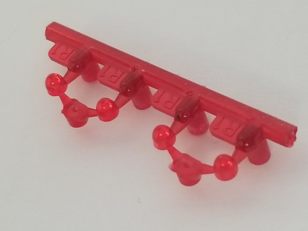 1960 Chevy Nomad Station Wagon STOCK (R1) TAILLIGHTS from AMT 1:25 Model Kit 60