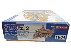 1999 Dragon ESCI ERTL 1:9 Sd.Kfz. 2 Kleines Kettenkrad Gebirgsjager Model Kit