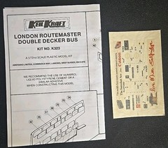 Keil Kraft London Transport Routemaster Double Decker Bus 1/72 K323 NIB