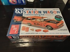 AMT 1963 CHEVY II STATION WAGON “CUSTOMIZING KIT” MODEL CAR KIT FACTORY SEALED