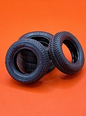 1972 Nova SS AMT Goodyear Raised Black Letter Tires Set 4 Model Parts 1:25 New
