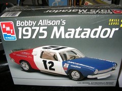 AMT ERTL 1/25 Bobby Allison’s 1975 AMC RWB Matador Model Kit Sealed Box Goodyear